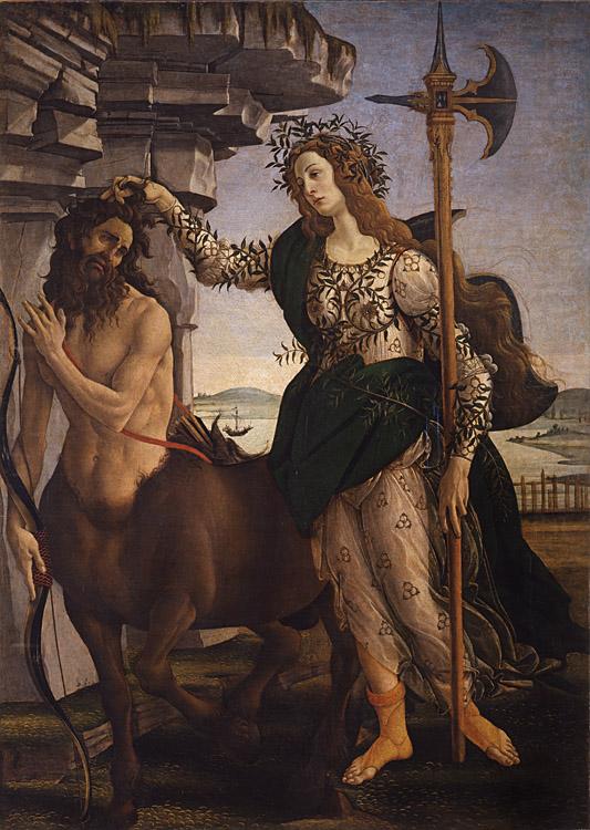 Sandro Botticelli Pallas and the Centaur (mk08) china oil painting image